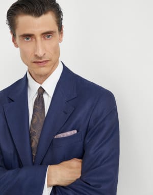 Pochette à pois Myrtille Homme - Brunello Cucinelli