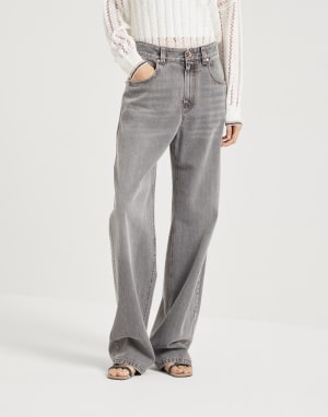 【関税＆送料込み】Brunello Cucinelli Retro Loose Denim Tro Brunello Cucinelli Jeans for Women | Sendegaro JP