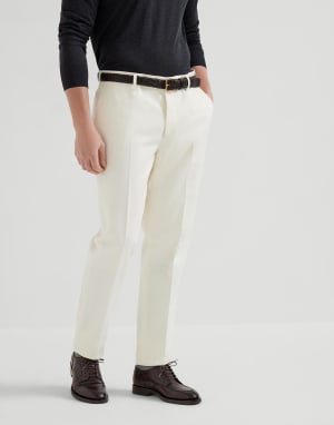 Gabardine trousers Panama Man - Brunello Cucinelli