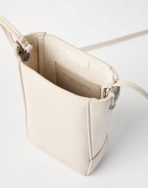 Porta cellulare BC Duo Avorio Donna - Brunello Cucinelli