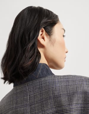 Chaqueta Príncipe de Gales Fantasía Mujer - Brunello Cucinelli