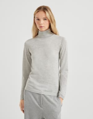 Lightweight sweater Light Grey Woman - Brunello Cucinelli