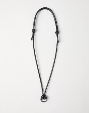 Glasses cord with monili Rust Brown Woman - Brunello Cucinelli