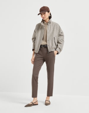 Slim trousers Cocoa Woman - Brunello Cucinelli