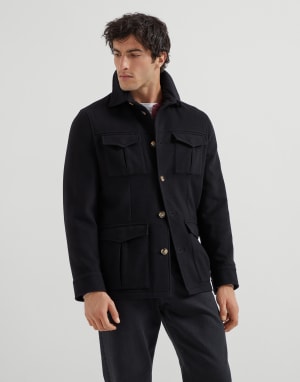 BRUNELLO CUCINELLI カシミヤ ジャケット風アウターウェア メンズ