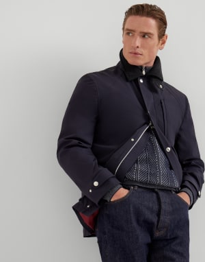 野战夹克 海军蓝 男款 - Brunello Cucinelli