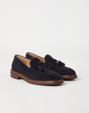 BRUNELLOCUCINELLI スエードダービーシューズ 41 メンズ レースアップシューズ | Brunello Cucinelli