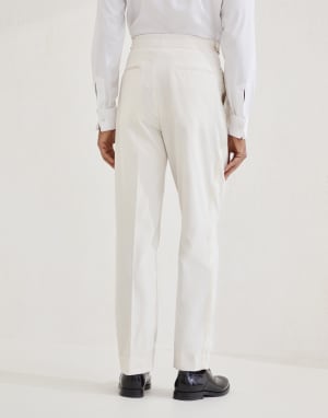 Tuxedo trousers Milk Man - Brunello Cucinelli