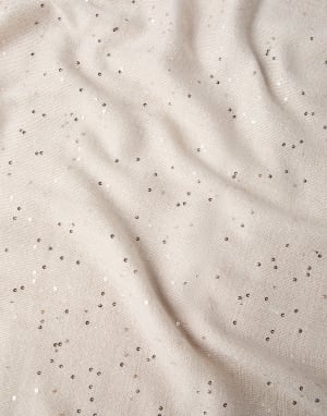 Sciarpa in cashmere e seta Diamante Avena Donna - Brunello Cucinelli