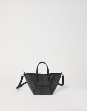 Precious BC Duo mini bag Black Woman - Brunello Cucinelli