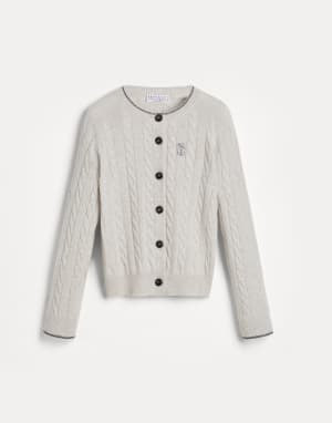 BRUNELLO CUCINELLI ホワイトカーディガン 綿・麻オールシーズン BRUNELLO CUCINELLI ホワイトカーディガン 綿・麻オールシーズン