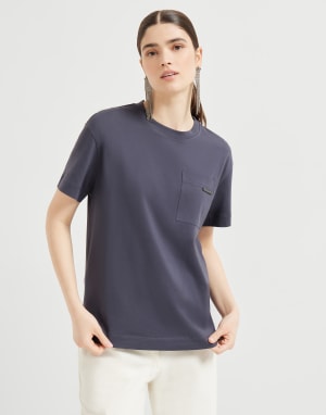 コットンジャージー Tシャツ ナイト レディース - Brunello Cucinelli