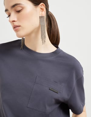 コットンジャージー Tシャツ ナイト レディース - Brunello Cucinelli