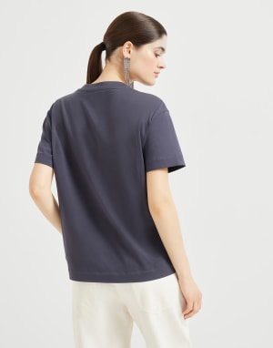 コットンジャージー Tシャツ ナイト レディース - Brunello Cucinelli