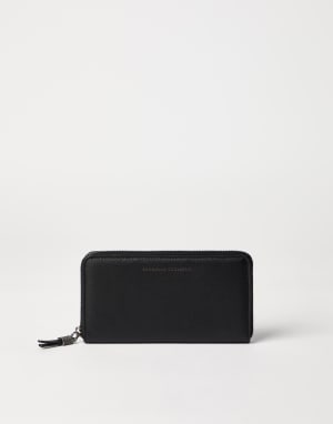 Кошелек из кожи Чёрный Женщина - Brunello Cucinelli