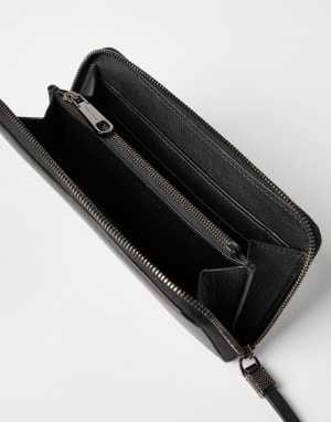 Leather wallet Black Woman - Brunello Cucinelli