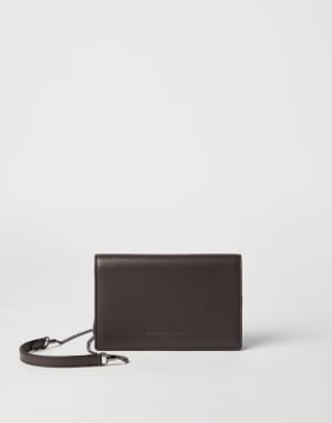 Calfskin wallet Rust Brown Woman - Brunello Cucinelli