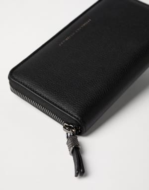 Leather wallet Black Woman - Brunello Cucinelli