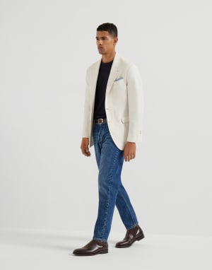 T-shirt manica lunga Blu Uomo - Brunello Cucinelli