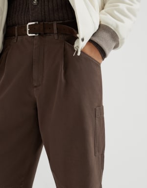 Брюки Ergonomic Коричневый Мужчина - Brunello Cucinelli