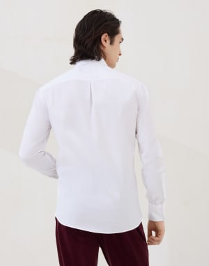 Spread collar shirt White Man - Brunello Cucinelli