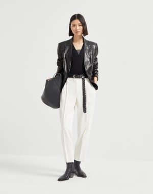 Nappa leather blazer Black Woman - Brunello Cucinelli