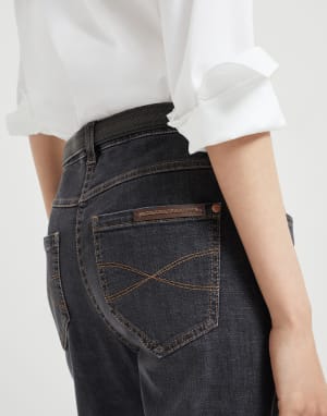 Slim trousers Dark Grey Woman - Brunello Cucinelli