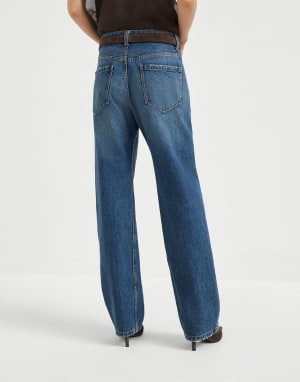 Authentic denim trousers Denim Woman - Brunello Cucinelli