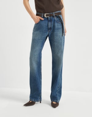 デニム・ジーパン BRUNELLO CUCINELLI 'The Column' jeans (MA095P4035 C9039) Brunello Cucinelli Jeans | italist