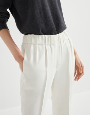 Tailored Jogger trousers Off-White Woman - Brunello Cucinelli
