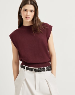 Cashmere sweater Amaranth Woman - Brunello Cucinelli