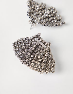 Серьги из стерлингового серебра Серебристый Женщина - Brunello Cucinelli