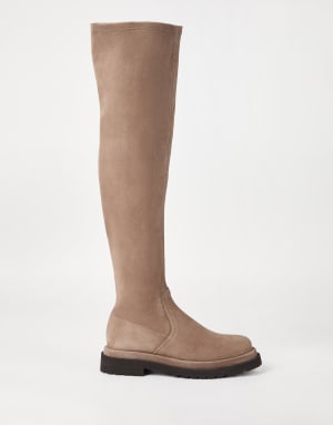 Over-the-Knee boots Brown Woman - Brunello Cucinelli