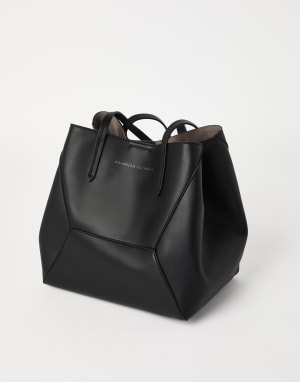 カーフスキン BC Duo バッグ（S） ブラック レディース - Brunello Cucinelli