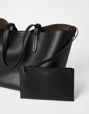 カーフスキン BC Duo バッグ ブラック レディース - Brunello Cucinelli