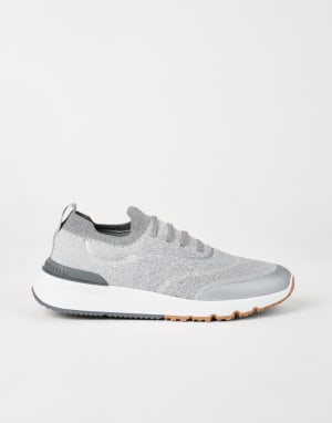 Knit runners Light Grey Man - Brunello Cucinelli