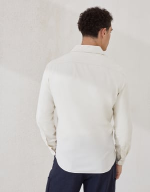 Shirt with chest pockets Panama Man - Brunello Cucinelli