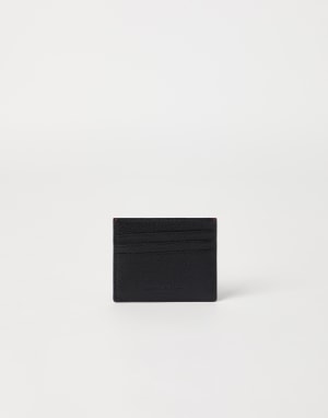Capretta card holder Black Man - Brunello Cucinelli