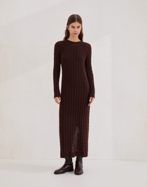 美品 XXL 大きいサイズ シルク ストレッチ ブルネロクチネリ ワンピース 女性用カジュアルドレス、イブニングドレス、ジャンプスーツ
