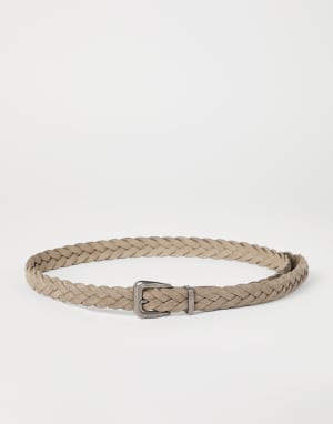 Braided belt Beige Woman - Brunello Cucinelli