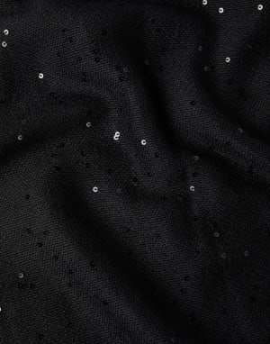 Cashmere and silk Diamond yarn scarf Black Woman - Brunello Cucinelli