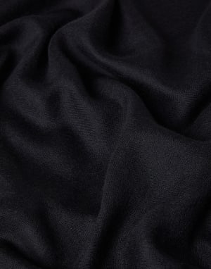 Schal aus Kaschmir und Seide Schwarz Damen - Brunello Cucinelli