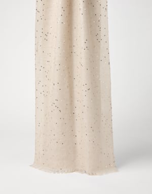 【専用】未使用　ブルネロクチネリ　カシミヤ＆ダイヤモンドシルクストール ✨クチネリカシミヤ＆ダイヤモンドシルク ストール ✨