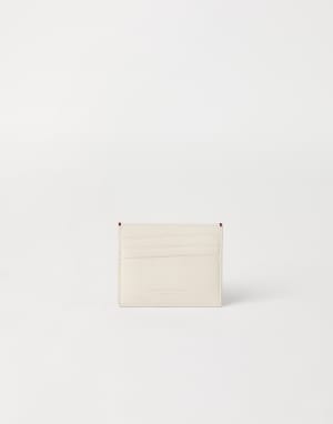 Portacarte in vitello Avorio Uomo - Brunello Cucinelli