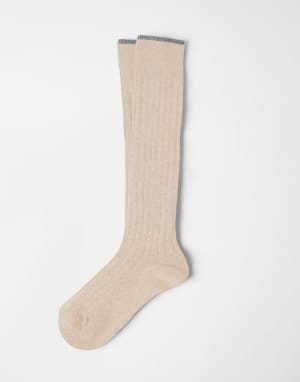 Cashmere knit socks Sand Man - Brunello Cucinelli