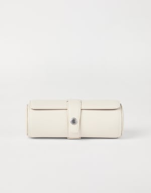 Porte-montres en veau Ivoire Homme - Brunello Cucinelli