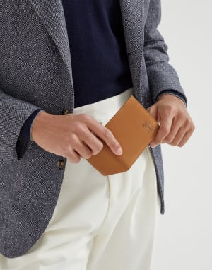 Nubuck wallet Natural Man - Brunello Cucinelli