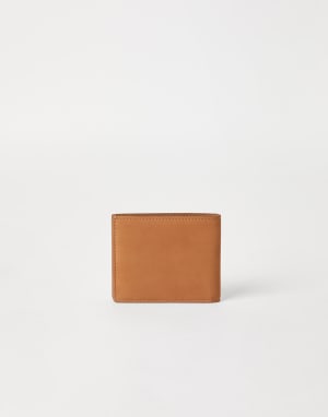 Nubuck wallet Natural Man - Brunello Cucinelli