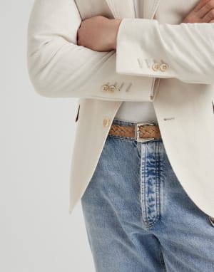 Calfskin belt Hazelnut Man - Brunello Cucinelli