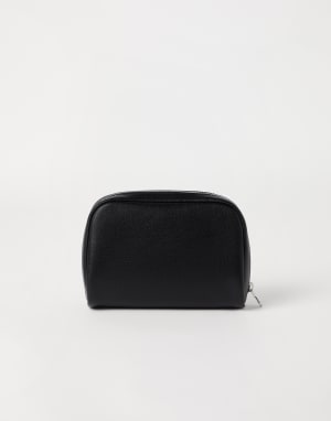 Beauty Case in capretta Nero Uomo - Brunello Cucinelli